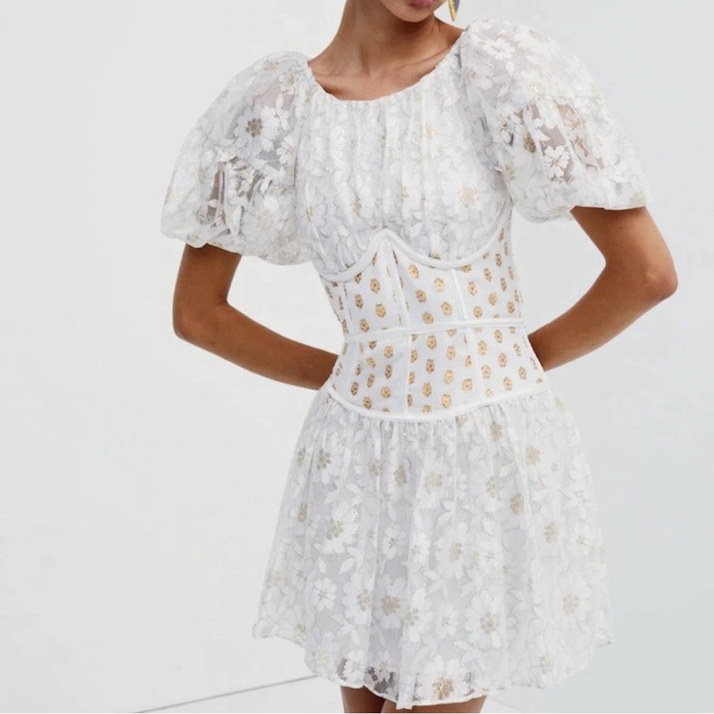 NWT! For Love and Lemons: Lupita Corset Mini Dress